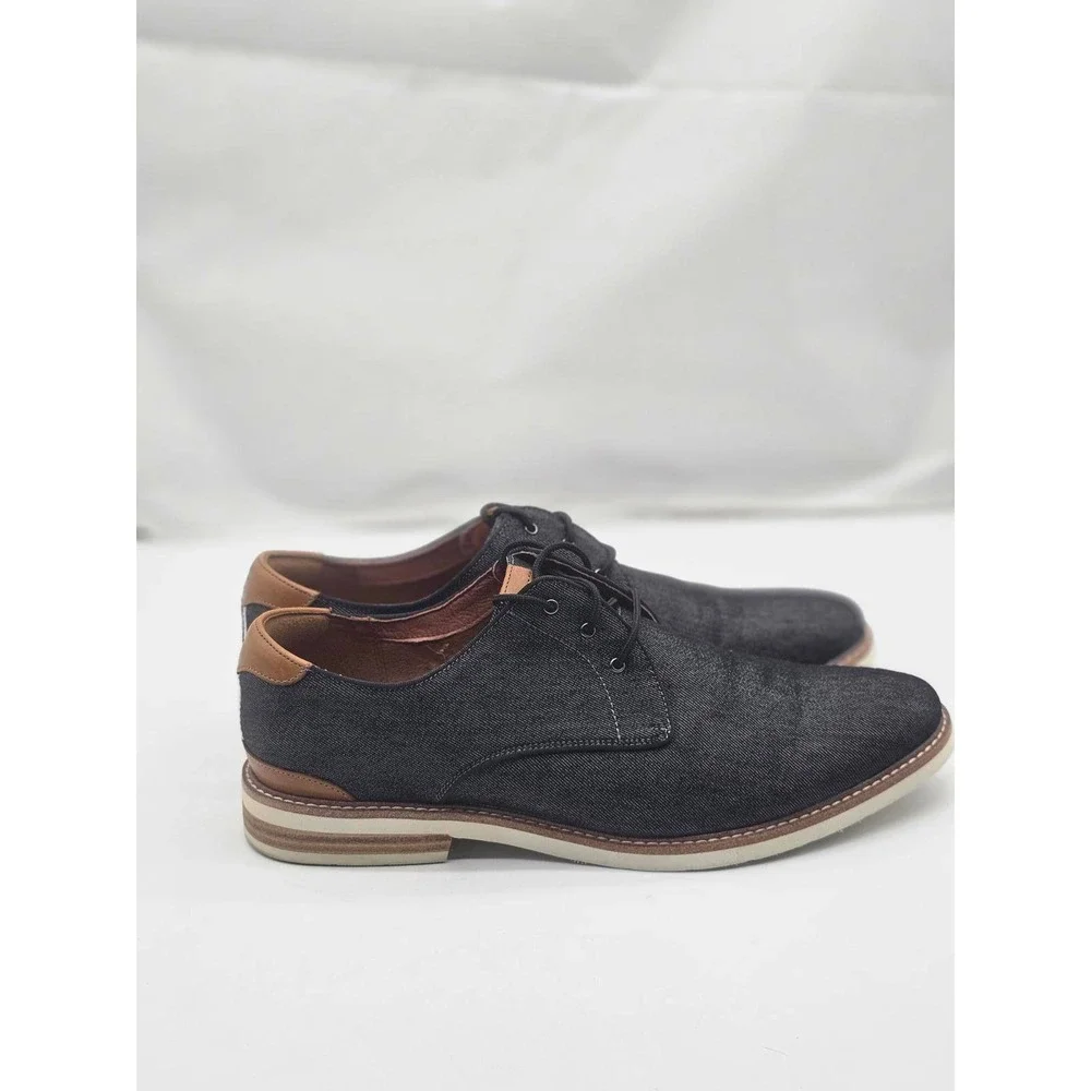 Florsheim Oxford Shoes Mens 13M Blue Denim 14273-001 Lace Up Casual
